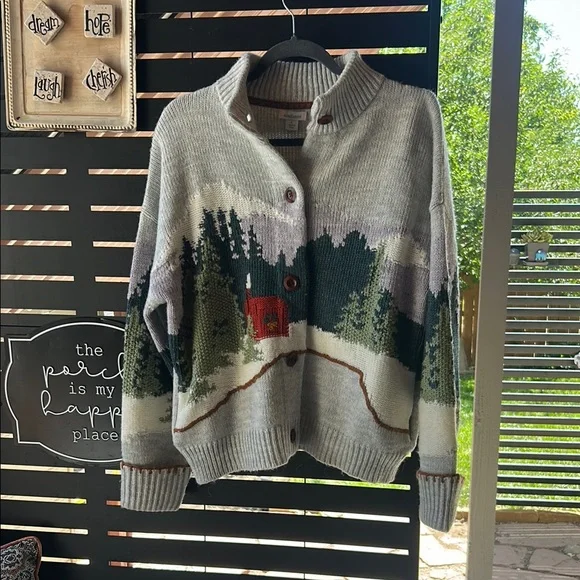 Sundance Light Gray Knit Pullover - Picture 2 of 5